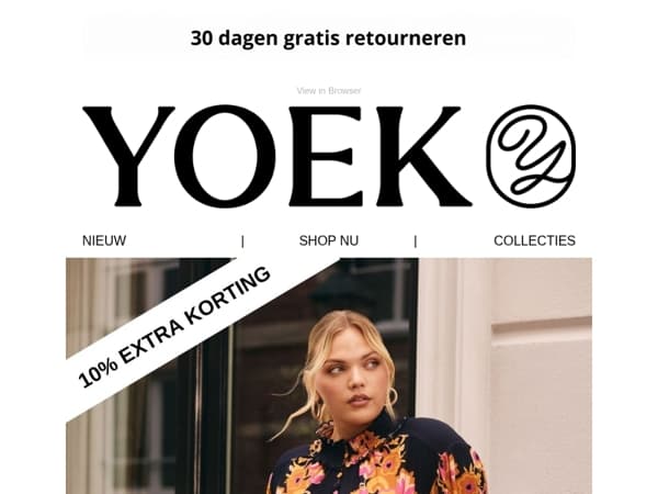 ❗Laatste dag 10% extra korting op jurken in de sale
