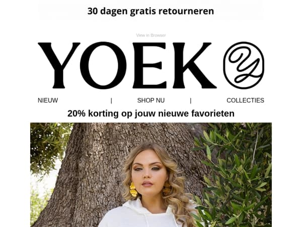 ⏳ Tijdelijk: 20% korting op jurken & tunieken!