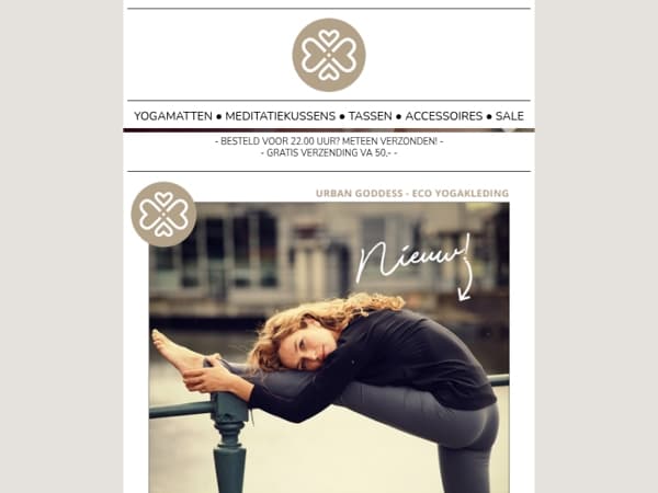 ☀️ NIEUW: Yogakleding van Urban Goddess Organic ☀️