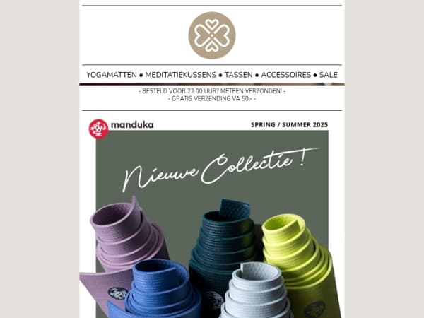 ☀️💛 Manduka Spring/Summer Collectie is binnen! 💛☀️