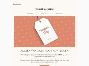 Het is SINGLES' DAY!