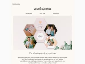 Geef een persoonlijk cadeau dat herinneringen laat stralen!