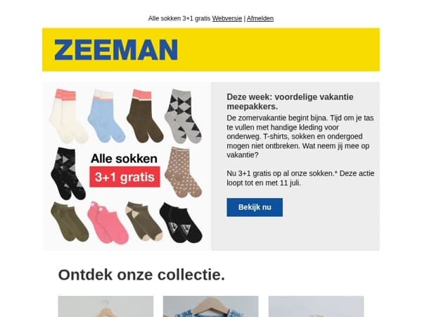 Deze week: voordelige vakantie meepakkers