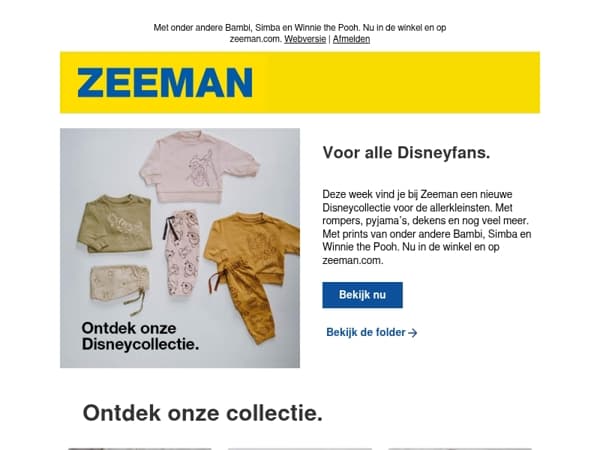 Ontdek onze nieuwe Disneycollectie