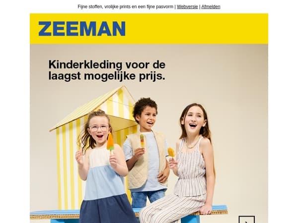 Onze kindercollectie is weer binnen