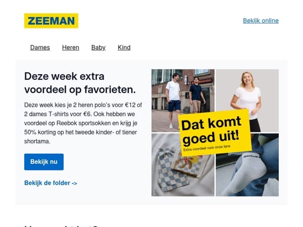 Deze week extra voordeel op favorieten