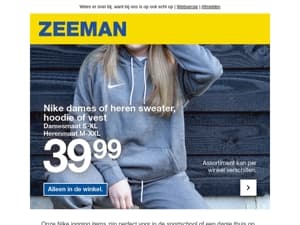 Deze week: Nike voor dames en heren