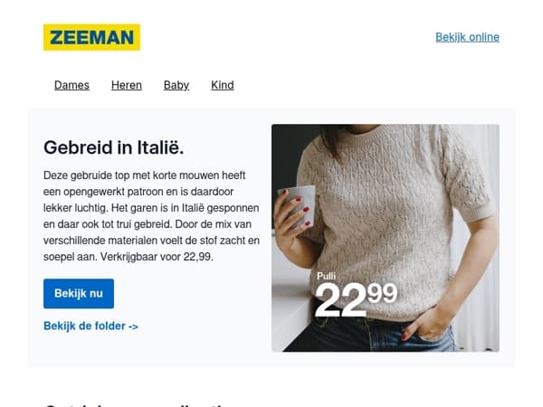 Kleding voor het hele gezin en alles voor in huis