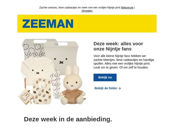 Deze week: alles voor onze Nijntje fans