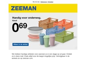 Handig voor onderweg.