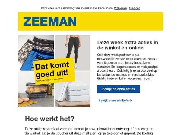 Extra voordeel voor het hele gezin