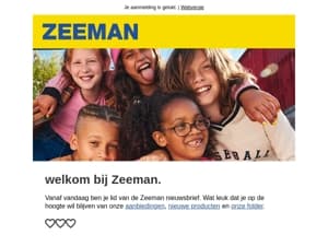 Welkom bij Zeeman.