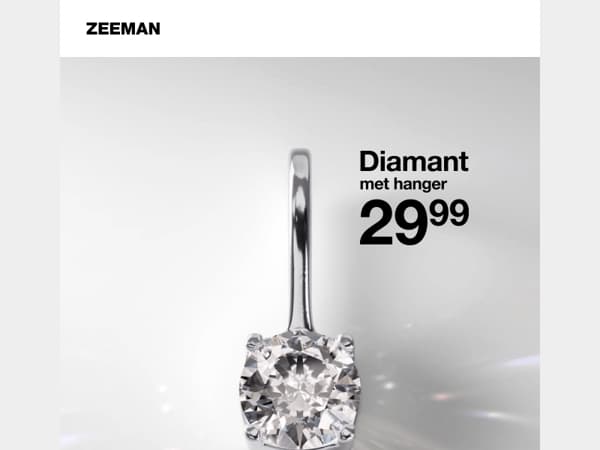 Diamant 💎 met hanger voor maar 29,99?
