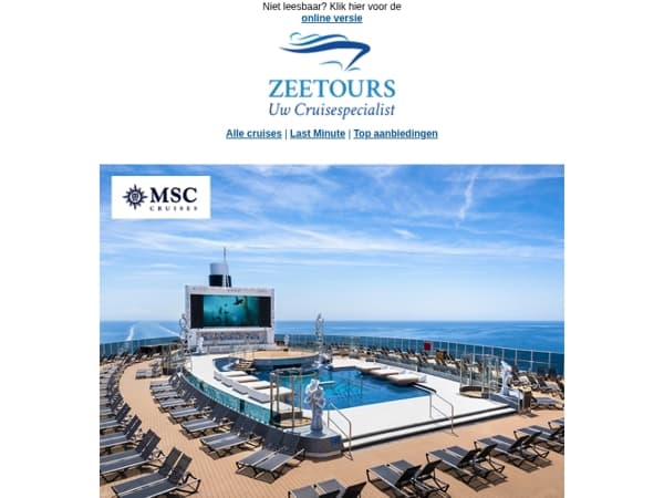 Vaar het nieuwe jaar in met MSC Cruises