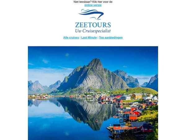 Ontdek Scandinavië, de Britse Eilanden en IJsland per cruise