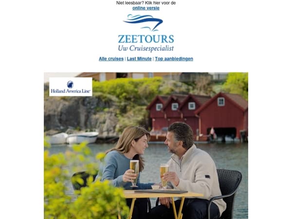 Deze Holland America Line cruises mag u niet missen!