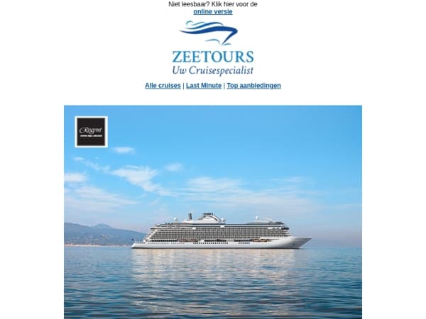 Ontdek de toekomst van luxe cruises: Seven Seas Prestige