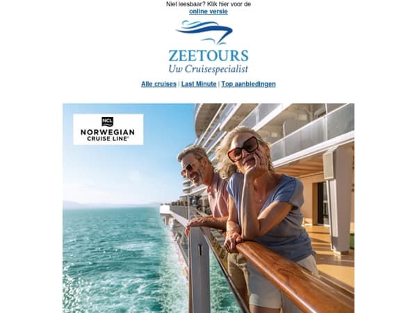 Norwegian Cruise Line: GRATIS All Inclusive pakket!