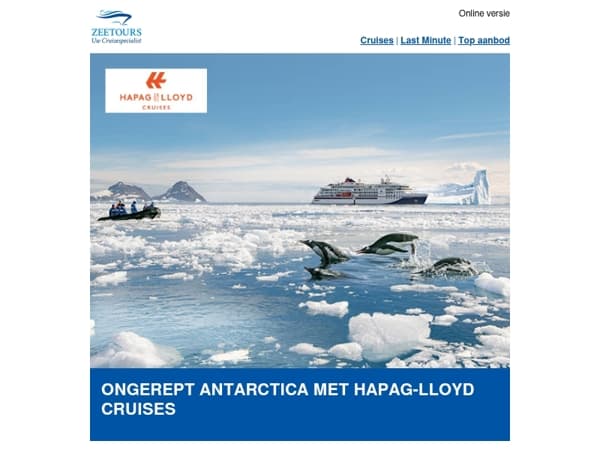 Ontdek het ongerepte Antarctica met Hapag-Lloyd Cruises