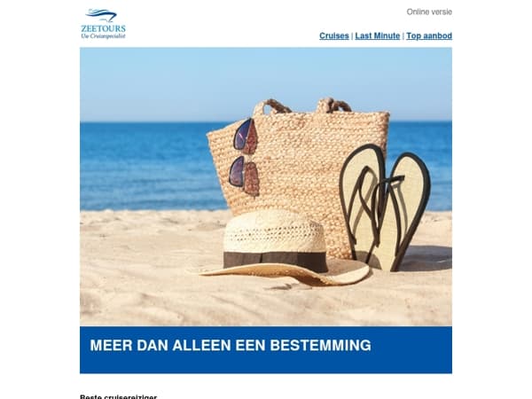 Meer dan alleen een bestemming
