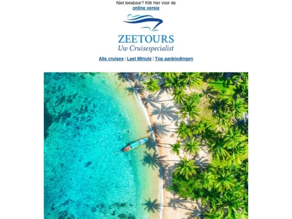 Boek vandaag en verzeker uzelf van een plek aan boord in 2026