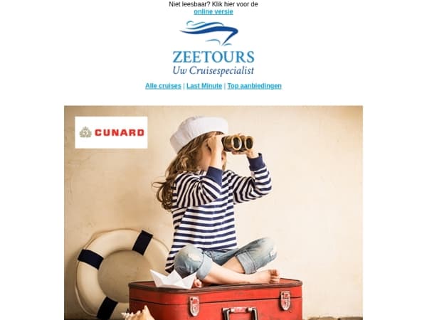 Superprijzen: Queen Victoria cruises vanaf € 406 p.p.