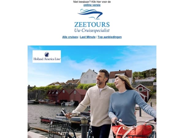 De ultieme cruise ervaring met Holland America Line