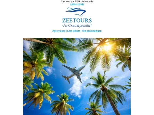 Zorgeloos en flexibel op reis: de nieuwe vluchtpakketten van Zeetours