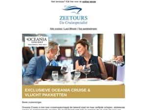 Exclusieve Oceania cruise & vlucht pakketten