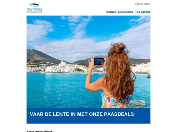 Vaar de lente in met onze Paasdeals