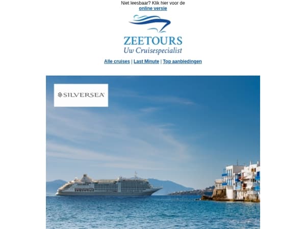 Silversea: ongekende luxe aan boord met tot 45% korting