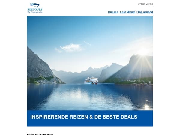 Ontdek inspirerende reizen én de beste deals van dit moment