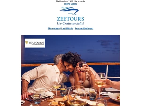 Unieke cruises met Seabourn