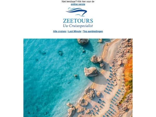 Stap aan boord van toprederijen als Holland America Line, Celebrity en Cunard