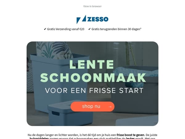 Lente schoonmaak! 🌷