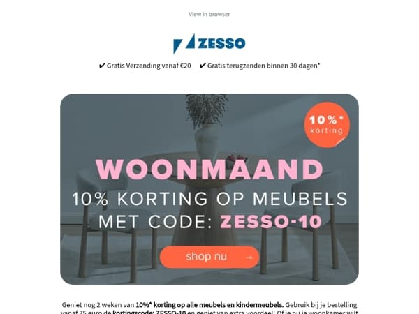 Woonmaand Deals! ✨