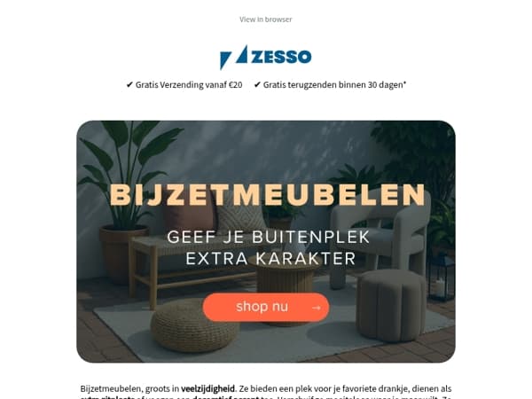 Bijzetmeubelen + Giveaway! 🎁🌞