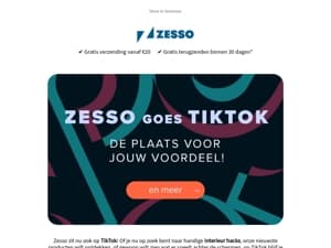 NIEUW: Zesso zit op Tiktok ✨