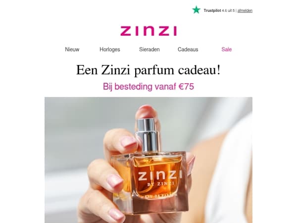 Ontvang een gratis parfum bij bestellingen vanaf €75 🎁