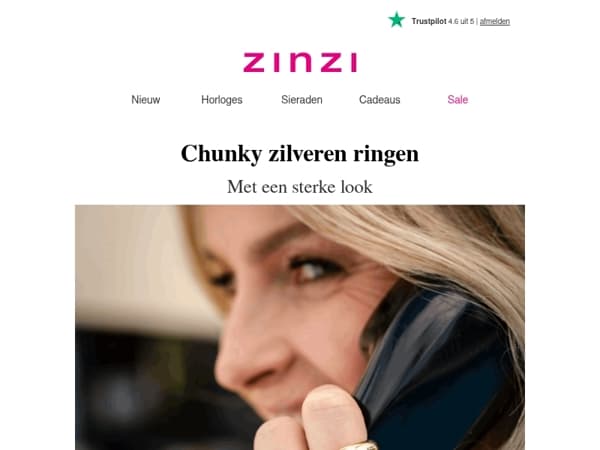 Maak een statement met chunky ringen