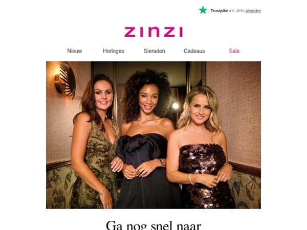 🛍️ Ren nog even langs de Zinzi-dealer voor een prachtig geschenk!