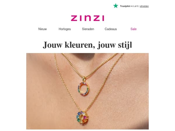 Draag onze regenboog sieraden met trots🌈