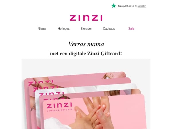 Laat mama zelf haar cadeau kiezen 💖