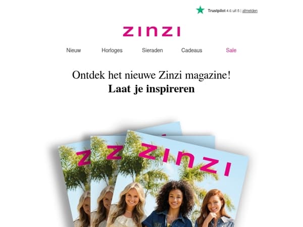 Het nieuwe ZINZI zomer magazine is uit! ☀️