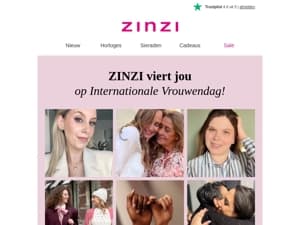 Het is Internationale Vrouwendag en Zinzi viert jou! 🩷