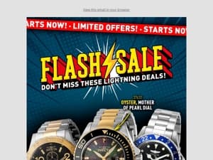 ⚡INVICTA FLASH SALE ⚡