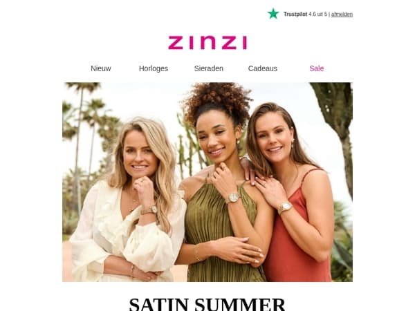 Satin summer: een nazomer met schitterende luxe