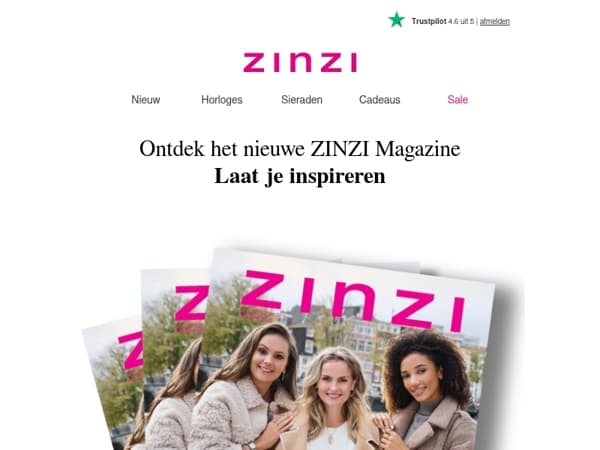 Het nieuwe Zinzi magazine is uit! ✨