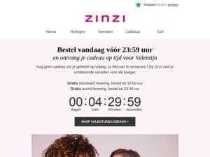 Bestel vandaag en verras je Valentijn op tijd! 🎁