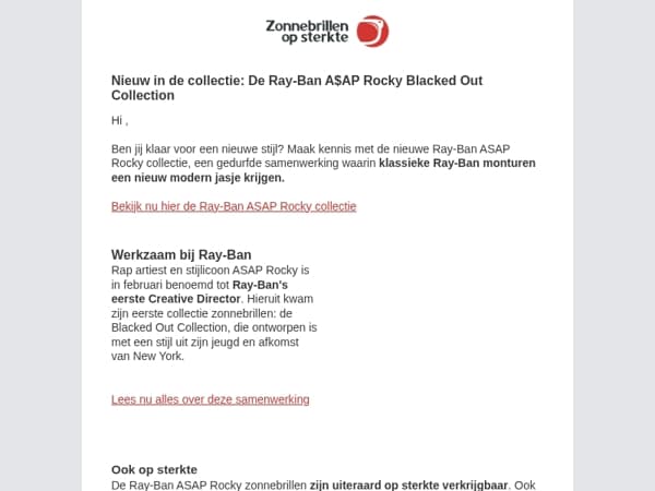 Nieuw in de collectie: Ray-Ban ASAP Rocky